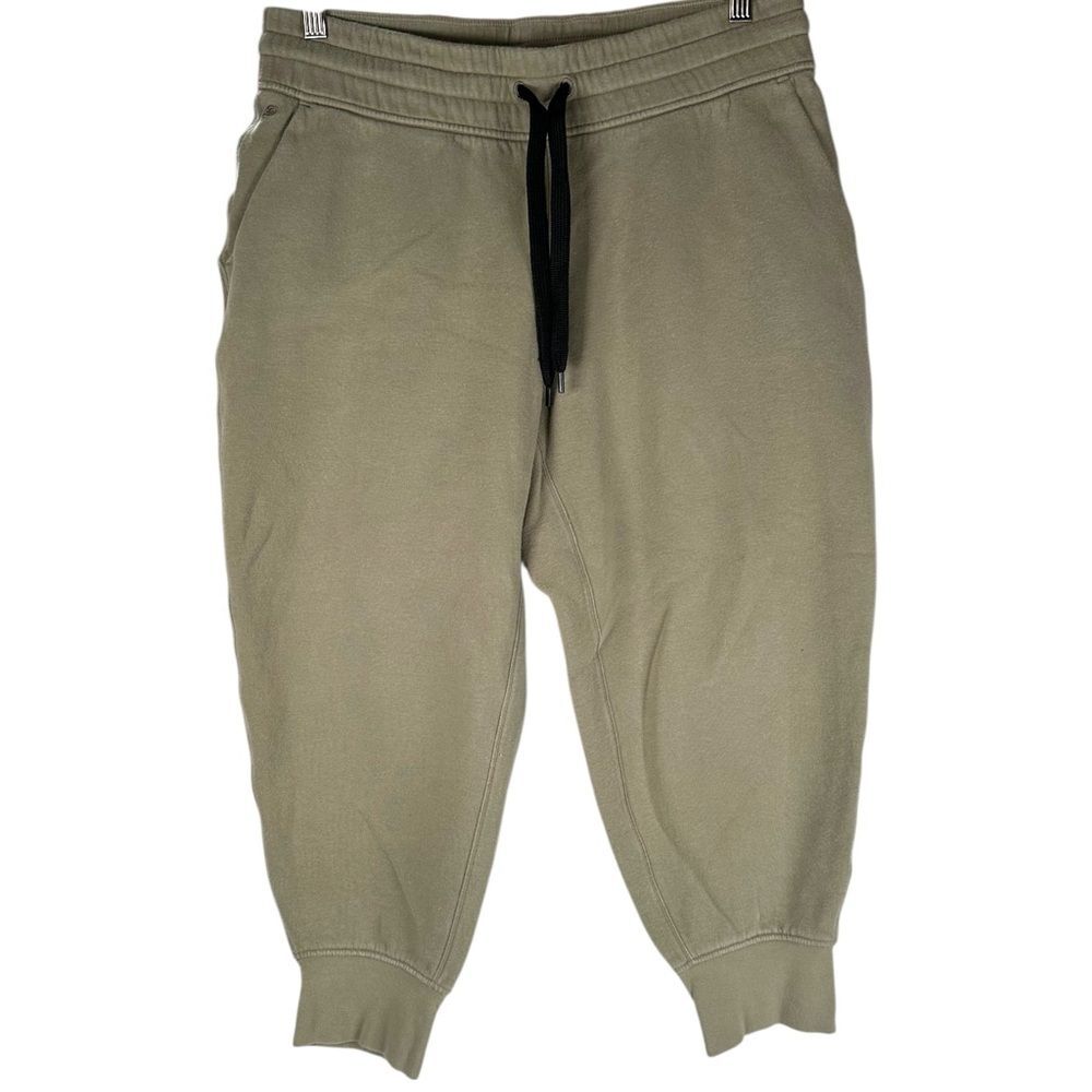 Public Rec Khaki Luxe Fleece Yoga Loungewear Jogger Pants Women’s Size 32x24